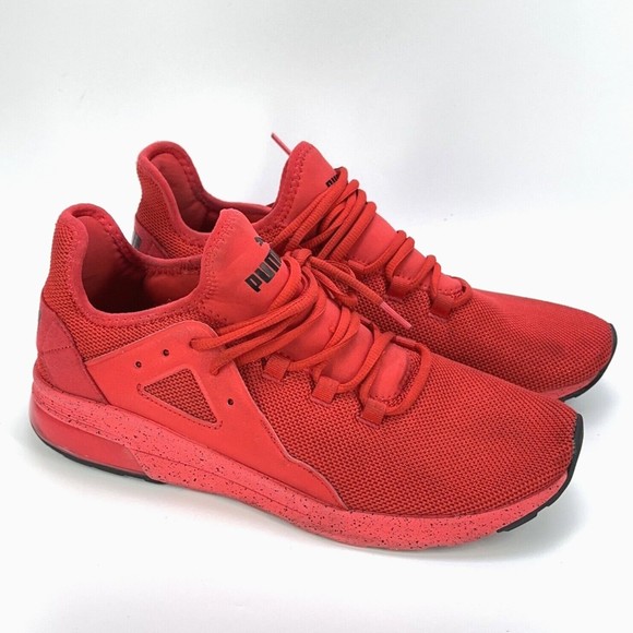 Puma Men's Sz 10 / 43 Red Electron Street Optimal Comfort | Soft Foam+ Sneakers - Picture 1 of 8